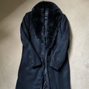 Zara Men’s Faux Fur Coat